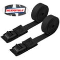 thumbnail image 3 of Monyance Bike Rack Straps Kayak Straps Tie Downs - Heavy Duty Lashing Straps for Roof Racks (2Pcs)(118.11X0.98X0.08Inches), 3 of 10