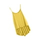 thumbnail image 4 of Conjunto de pijama de mujer de 2 piezas, pantalones cortos de chaleco sexy, ropa de dormir, ropa de dormir, amarillo, L kenally  AP001253-37, 4 of 7