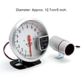 thumbnail image 2 of Transemion Car Tachometer Motorcycle Adjustable Rotation Speed Meter Automotive White, 2 of 6