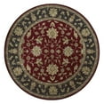 thumbnail image 2 of Surya Crowne Area Rug CRN-6013 Burgundy Vines Leaves 2' 6" x 8' Rectangle, 2 of 2
