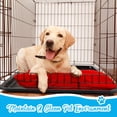 thumbnail image 4 of Bandejas de repuesto para jaula de perro 27 x 20.5 pulgadas bandeja negra inferior de plástico para gatos conejos mascotas jaulas de entrenamiento, 4 of 7