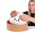 thumbnail image 5 of BBilaBu 6/10 Inch Jumbo Dumpling Stress Ball, Giant Dumpling Soft Squeeze Decompression Dough, Anxiety Relief Fidget Ball, 5 of 6