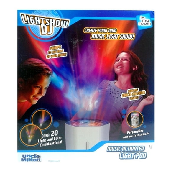 Lampara Dj Cambia De Color Con Ritmo Lightshow Uncle Milton No label Lampara Dj Cambia De Color Con Ritmo Lightshow Uncle Milton