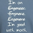 thumbnail image 3 of CafePress - Engineer. Im Good With Math T Shirt - Mens Comfort Colors Shirt, 3 of 5