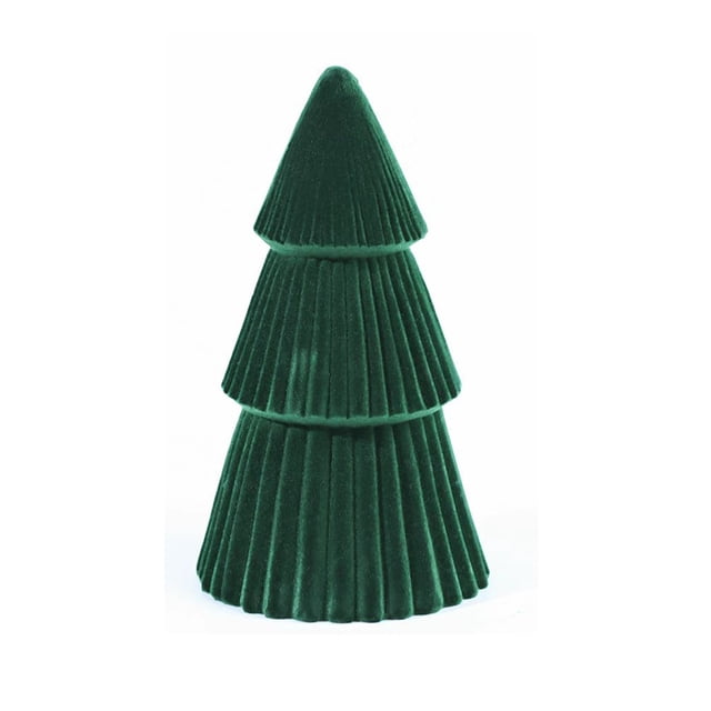 Green S Resin Christmas Tree Tabletop Ornament, Mini Desktop Holiday Decoration For Home Office Shelf
