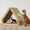 Brown, variant on CAPHAUS House Cat Scratcher Lounger, Reversible Scratcher, Large Cat Scratching Pad, Cat Scratching Board, Scratch Pad for Indoor Cats, Brown