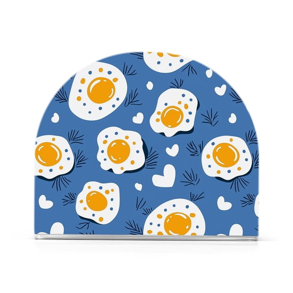 Yayeee Napkin Holder for Table Kitchen Paper Tissue Organization, Cute Fried Eggs