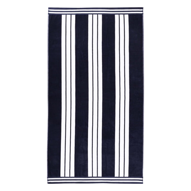 Toalla Superior Cabana, algodón azul, 86 x 163 cm, sobredimensionada