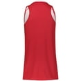 thumbnail image 2 of Holloway Sportswear XL Womens Dual-Side Single Ply Basketball Jersey Scarlet/White 224378, 2 of 5