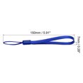 thumbnail image 2 of Unique Bargains 15cm Portable Item Nylon Cord Lanyards Hand Wrist Strap String Blue 20 Pack, 2 of 6
