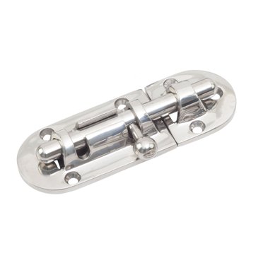 RELIABILT 4-in Black Steel Barrel Bolt 605775 at