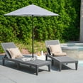 thumbnail image 7 of Homall 2 Pieces Patio Lounge Chair Outdoor Adjustable Chaise Lounge Chair,Gray, 7 of 7