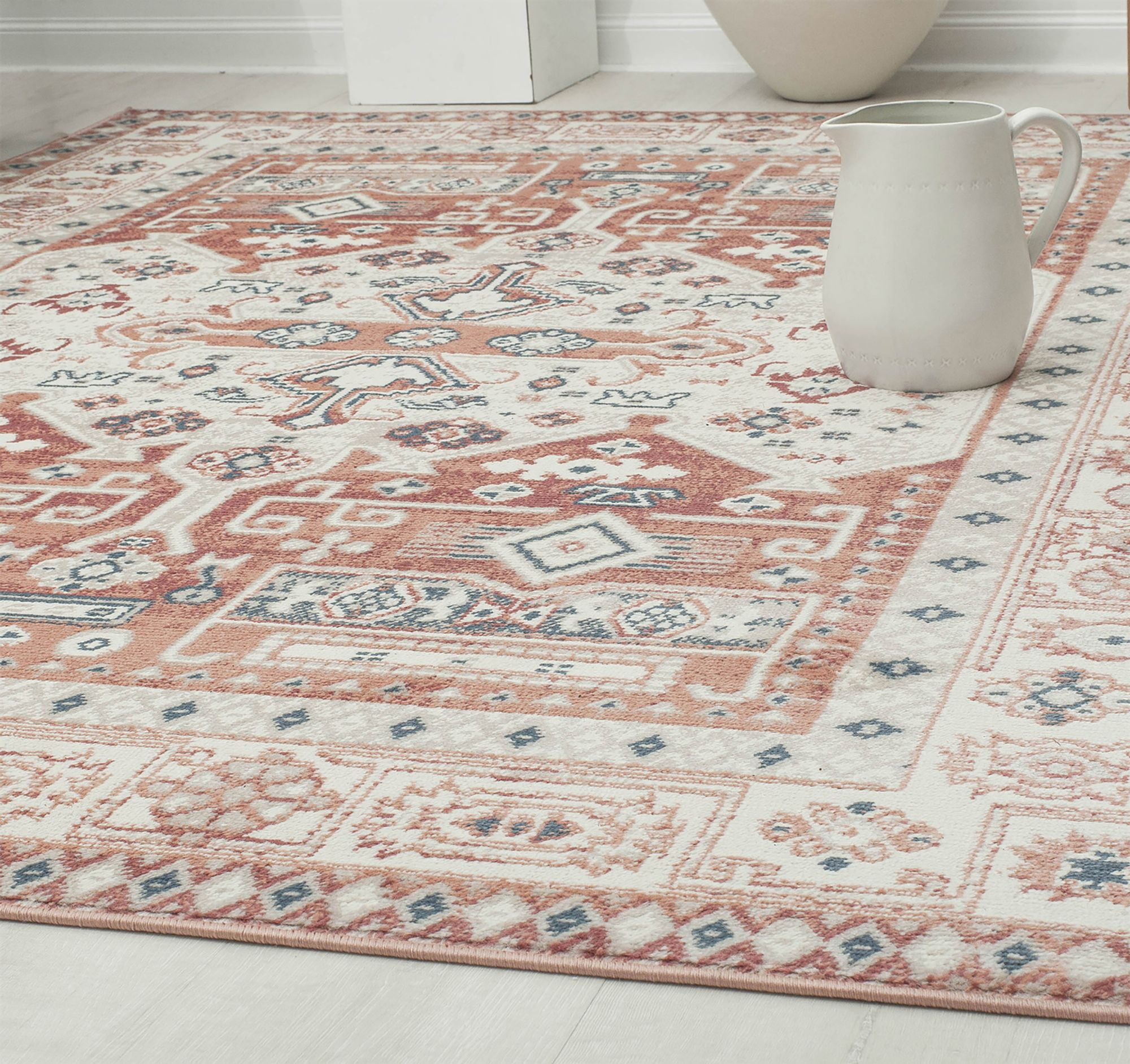Rugs America Gallagher GL60A Sangria Koti Vintage Transitional Area Rug, 5'3"x7'