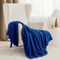 thumbnail image 7 of Queen Size Blankets for Beds, Soft Lightweight Fleece Fuzzy Throw Blanket for Couch, Sapphire Blankets and Throws for Women Girls, 80" x 90", 7 of 7