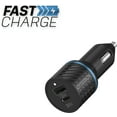 thumbnail image 5 of OtterBox Strive Series Dual Port 32W Car Charger - 20W Fast Charge USB-C and 12W USB-A - Blue Night, 5 of 7