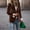 Brown, variant on Womens Velvet Blazer Jacket Slim Fit Single Button Casual Lapel Office Dress Coat Orange XL