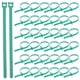 thumbnail image 4 of Cord Ties Hook and Loop for Electrical Cords Green Nylon Cable Organizer Reusable 100Pcs, 4 of 4