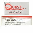 thumbnail image 2 of Quest Tech HDI-1403 3' HDMI Cable M-M, 2 of 8