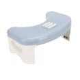 thumbnail image 4 of Potty Stool, Toilet Stool Relax Feet Foldable Portable Antislip  For Bathroom Blue,White, 4 of 8