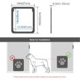 thumbnail image 4 of Pet Screen Door Magnetic Flap Screen Automatic Lockable Black Door for Dogs, 4 of 8
