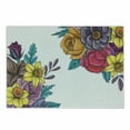 thumbnail image 1 of Botanical Cutting Board, Illustration of Romantic Bouquet of Colorful Flowers on Plain Background, Decorative Tempered Glass Cutting and Serving Board, in 3 Sizes, by Ambesonne, 1 of 2