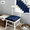 Blue, variant on Oaskys 6 Pack Plush Dining Chair Cushions, Soft Seat Pads with Adjustable Tie Straps for Home Office Living Room