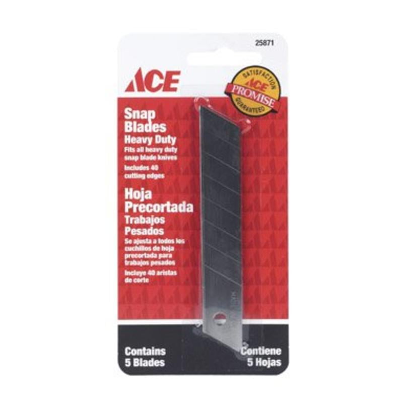 Heavy Duty Snap Blade, 5 Blades Ace Specialty Knives and Blades 25871A