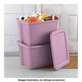 thumbnail image 4 of Caja de transporte Sterilite de plástico de 68 Litros con Tapa, Morado, 4 of 4