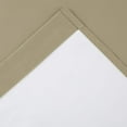 thumbnail image 3 of 2 Piece 100% Blackout Rod Pocket Window Panel Curtain Drape Set 52"W x 63"L, Taupe, 3 of 4