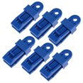 thumbnail image 1 of Unique Bargains 7mm Snap Tighten Sliding Lock Grip Awning Clamp Tarp Clips Blue 6 Pack, 1 of 5