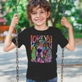 thumbnail image 3 of Tee Hunt Dean Russo Cute Love You Basset Youth T-Shirt Colorful Dog Pet Kids, 3 of 5