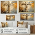thumbnail image 4 of Designart "Gilded Spiritual Minimalism I" Religious Landscape Floater Framed Canvas Wall Art, 4 of 5