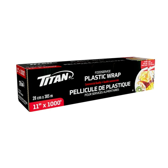 TITAN Plastic Food Wrap, 305 m x 28 cm