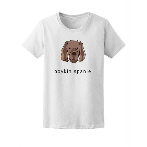 Cute Boykin Spaniel Puppy Dog T-Shirt Women -Image by Shutterstock, Female Medium