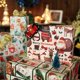 thumbnail image 3 of Envoltorios de regalo navideños de alce y Papá Noel, envoltorios de regalo fáciles de doblar para Navidad, cumpleaños, bodas, 3 of 4