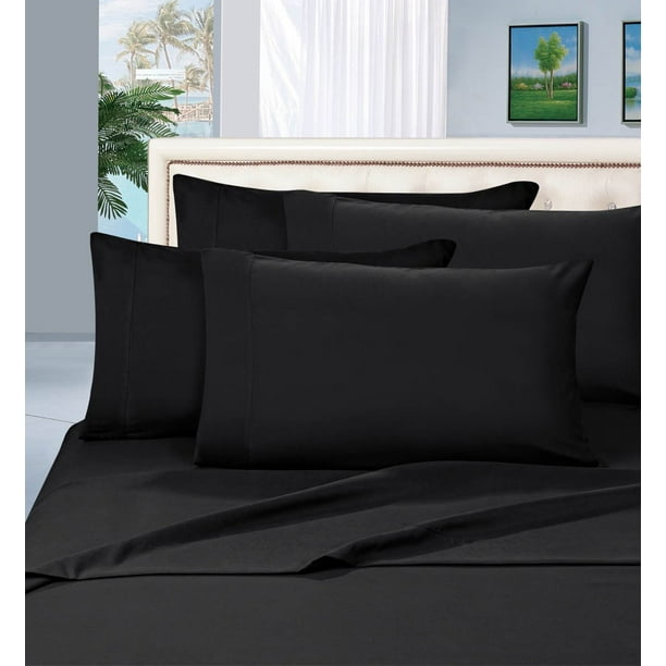 Bed Sheet Set 3 Piece, Black Twin Bed Sheet Set