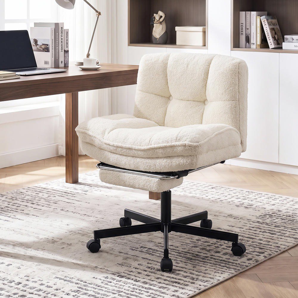 office chair teddy plush reclining product