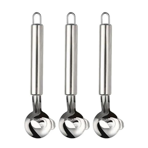 Uanit 3pc Cactus Peeler Spoon, Manual Cactus Thorn Removal Cutter, Manual Pasta Cutter, Stainless Steel Multifunctional Spoon-Shaped Nopal Peeler, Portable Kitchen Tools, Essential Tools