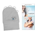 thumbnail image 3 of Comfortable Cooling S , Half-Finger S, Anti Slip ,White/Grey/Blue , Grey Right, M M, 3 of 8