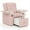 Pink, variant on Pro Multifunctional Pedicure Manicure Nail Art Station Salon Beauty Spa Tattoo Massage Chair with Smart Foot Bathtub(Pink)