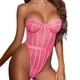 thumbnail image 1 of Ropa interior de primavera y verano para mujer, sexy, europea y americana, con tirantes transparentes, en el pecho, de corte abierto y moldeador de cuerpo, 1 of 5