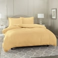 thumbnail image 2 of Hearth & Harbor 3-Piece Gold Duvet Cover Set, King, 2 of 5