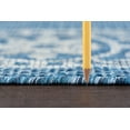 thumbnail image 4 of Veranda Traditional 2.7' x 7' Indigo and Light Gray Polypropylene Outdoor Area Rug, 4 of 8