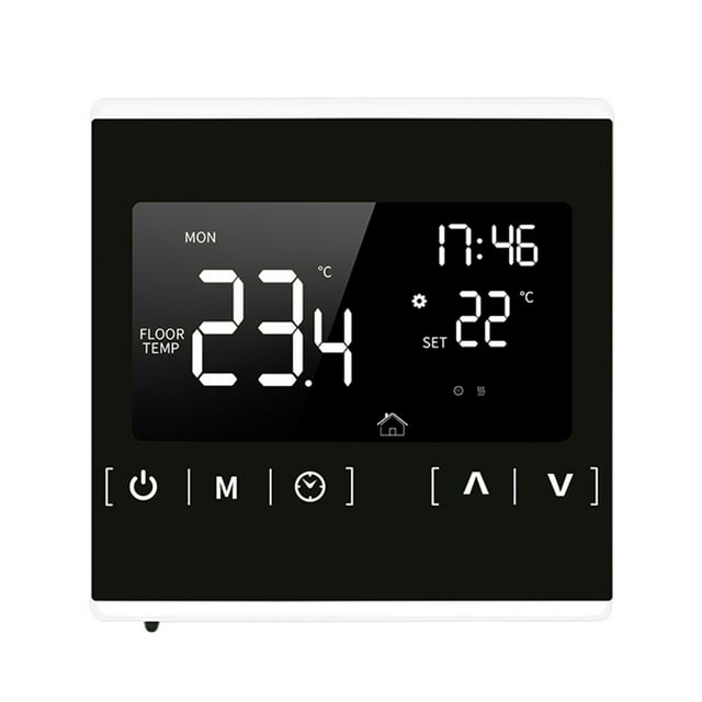 Smart LCD Touchscreen Thermostat for Home Programmable Electric Floor Heating System Thermoregulator AC 85- Temperature Controller