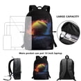 thumbnail image 4 of Jeiento Baseball Bookbag for Boys Backpack Middle School Bag with Lunch Bag Kids Book Bag and Lunch Box Set Elementary School Backpack Lunchbox Pencil Set Water Bottle Holder 4 in 1 Abstract Fire, 4 of 7