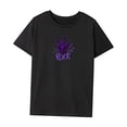 thumbnail image 3 of Camiseta de mujer Camiseta básica de ajuste regular suave de verano para uso diario Caminar Mujer XL, 3 of 7