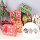 thumbnail image 4 of Juego de 3 piezas de papel de regalo de 51x75cm, hojas plegadas con estampado para caja de regalo de boda Floral a cuadros, 4 of 8