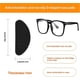 thumbnail image 2 of BR 40 pares de almohadillas nasales de espuma antideslizantes autoadhesivas para gafas, 2 of 5