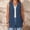 02 Navy, variant on Women's Plus Size Solid Color Sleeveless Cardigan Vest Top Soft Lightweight Open Front Casual Layering Daily Wear