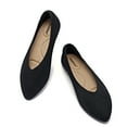 thumbnail image 6 of Ataiwee Women's Wide&nbsp;Width&nbsp;Flats&nbsp;Shoes - Casual Comfortable Breathable Soft Ladies Slip on Knitted Ballet Shoes., 6 of 8